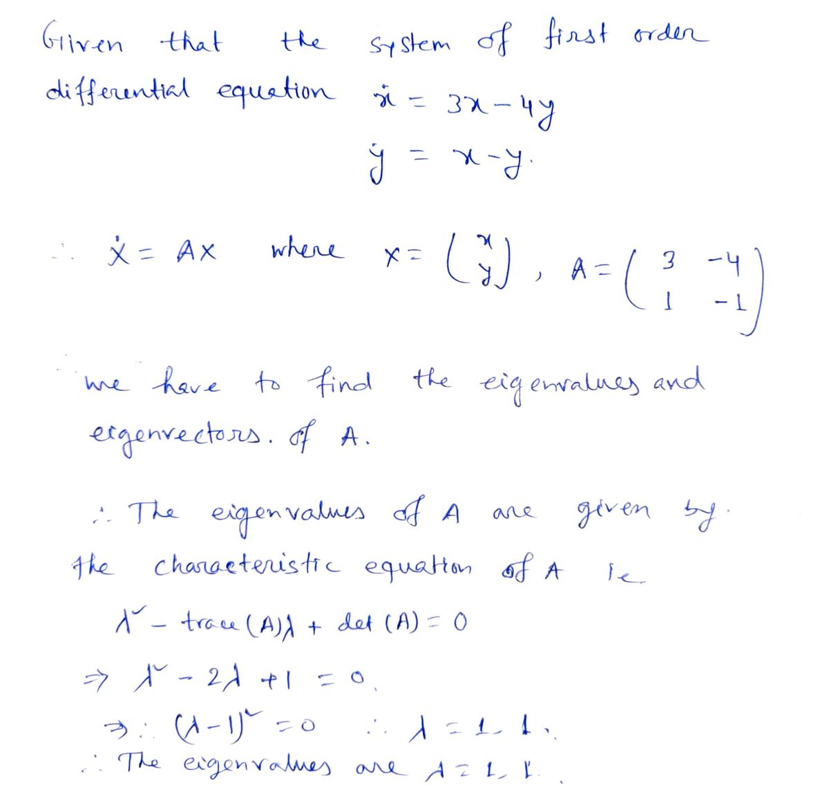 Advanced Math homework question answer, step 1, image 1